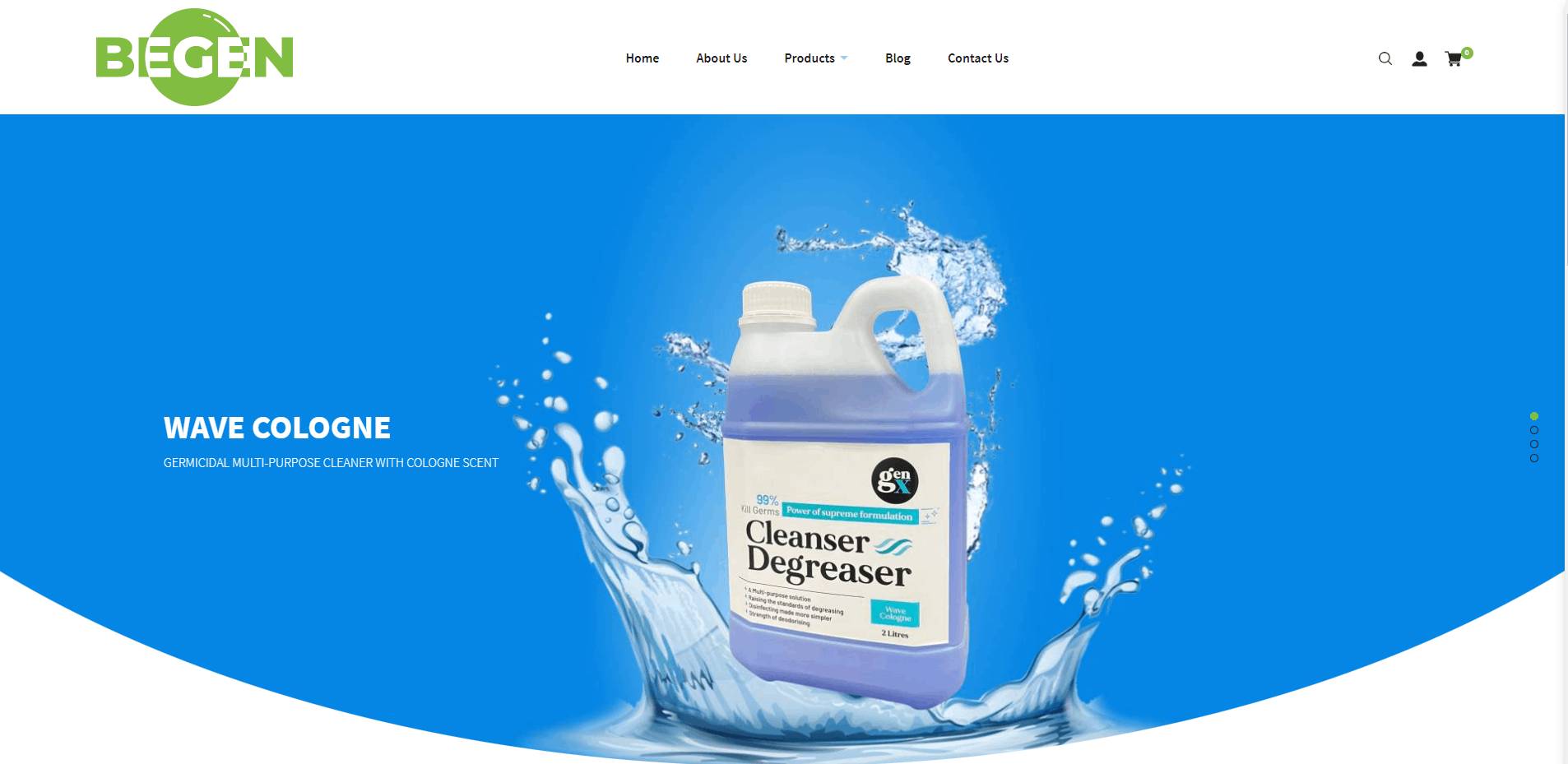 A bright pink sheet of paper used to wrap flowers curves in front of rich blue background