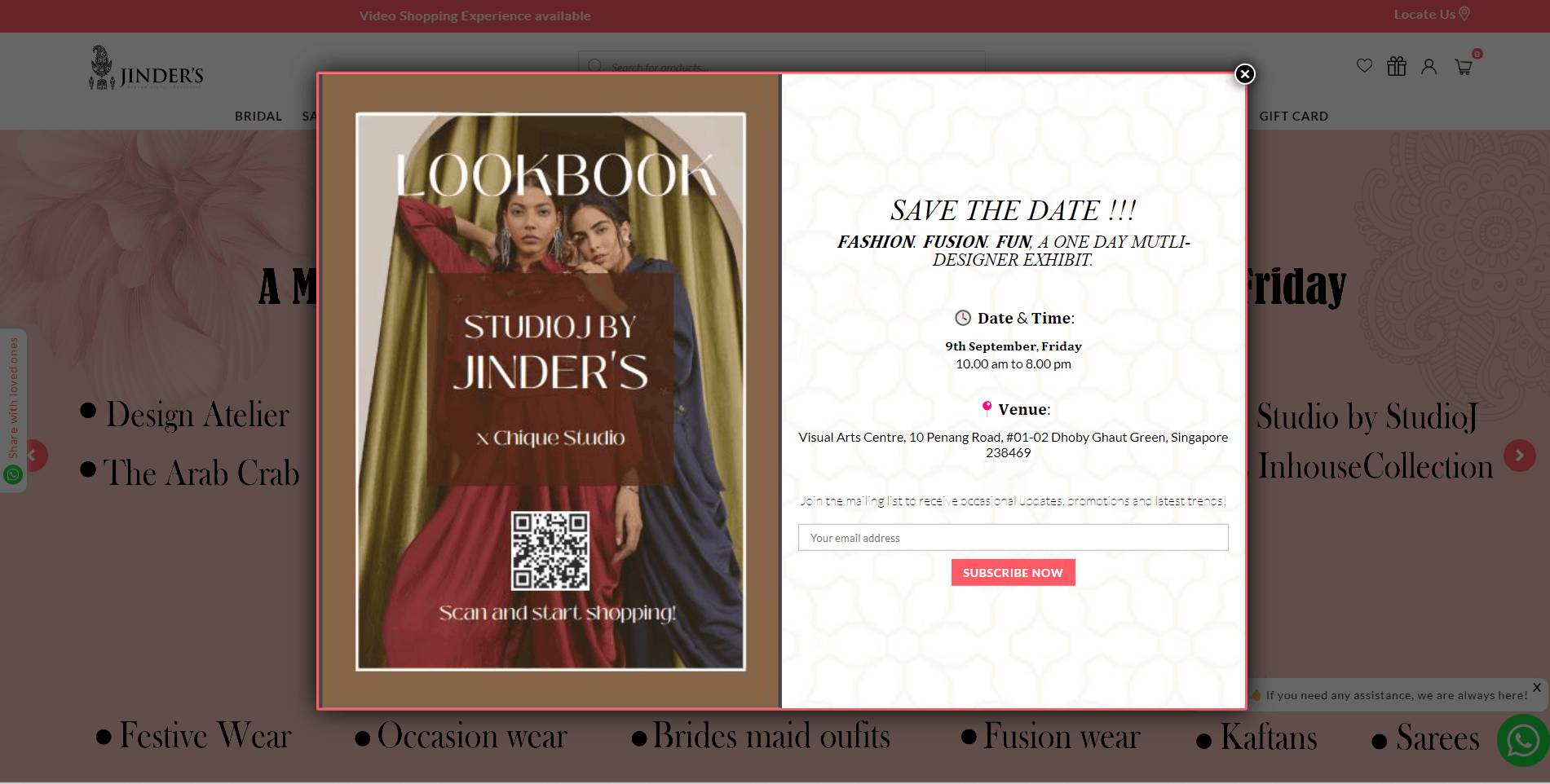 Jinders Pte Ltd has debuted as a premier Indian fashion house in 1995, conceptualised and established by Madam Kuljinder Kaur. Her keen interest in fashion and distinct personal style & passion brought forth a shop that endeavours in bridal couture, Indian fashion pret-a-porter and haute couture, made to measure classic outfits and sarees, as well as stunning fashion jewellery.