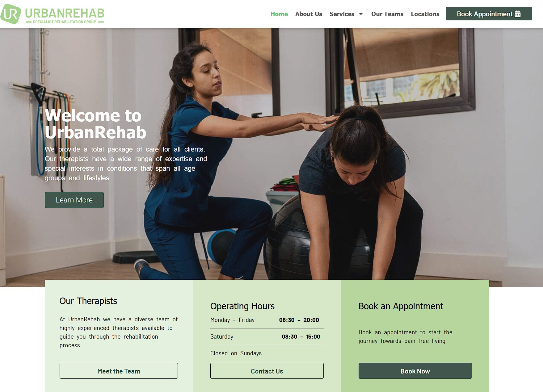 Established in 2008, UrbanRehab is a leading specialist rehabilitation group in Singapore with a patient-centric approach.